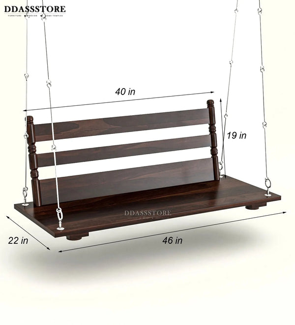 Hanging Solid wood Hammock Swing Sofa for Living Room | House Swings for Living Room - D'DASS Store