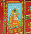 Red Wooden HandPainted Side & Console Table - D'DASS Store