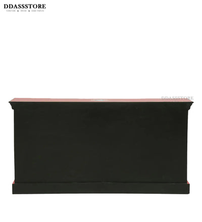Red Wooden HandPainted Side & Console Table - D'DASS Store