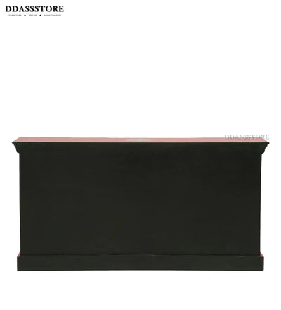 Red Wooden HandPainted Side & Console Table - D'DASS Store