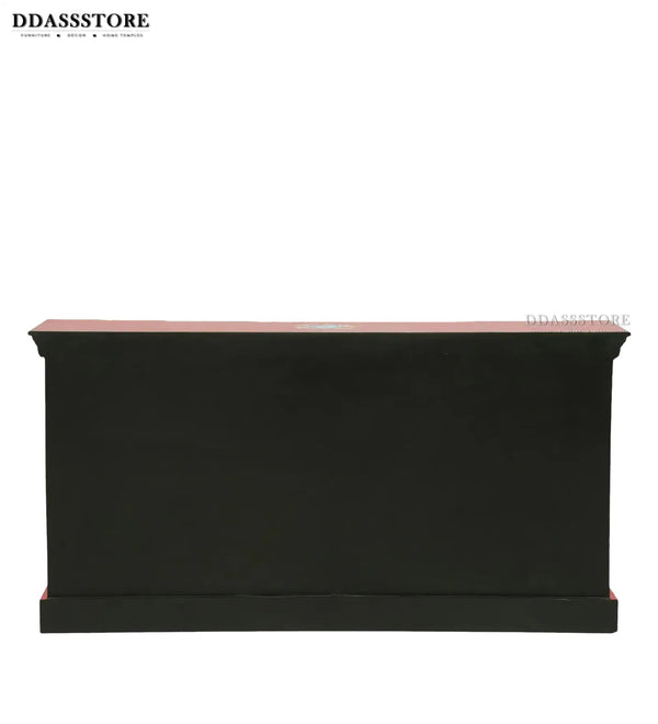 Red Wooden HandPainted Side & Console Table - D'DASS Store