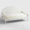 White Crown Solid wood Handcarved Sofa for Living Room