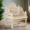 Maharaja Solid wood Handcarved Sofa Chair for Living Room