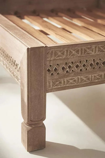 Moroccan Solid wood Handcarved Sofa Chair for Living Room - D'DASS Store