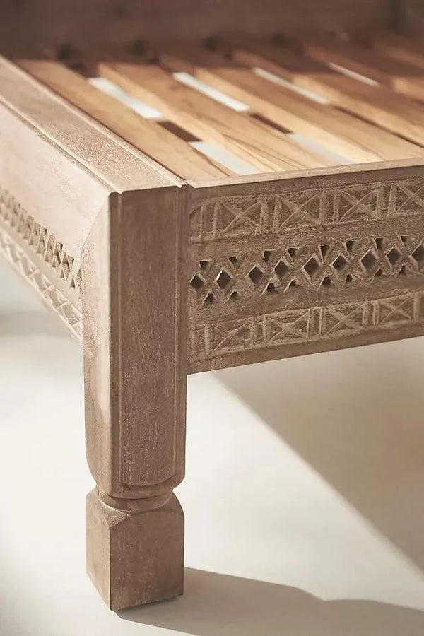 Moroccan Solid wood Handcarved Sofa Chair for Living Room - D'DASS Store