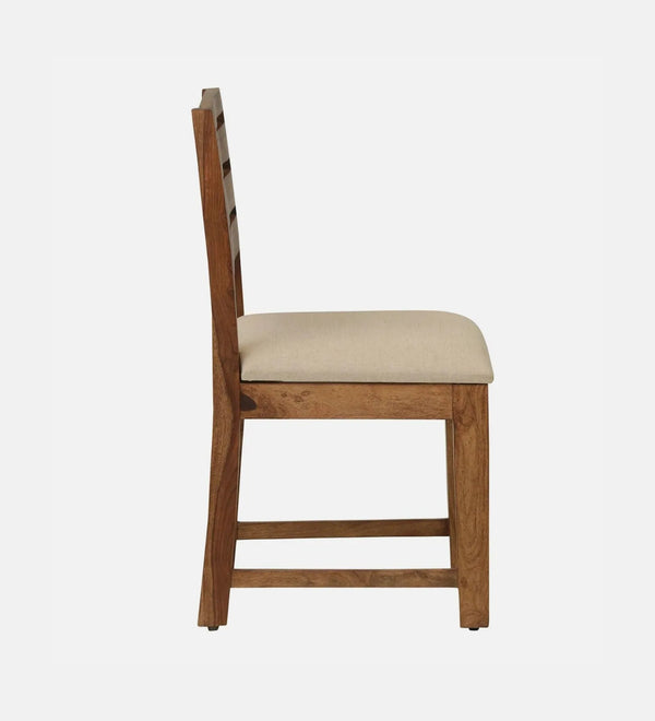 Horizon Haven Bistro Wood 4 Seater Dining Set In Rustic Teak Finish With Drawer - D'DASS Store