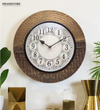 12" Decorative Ethnic Antique Brass Wall Clock for Home | Anniversary Gift