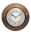 12" Decorative Ethnic Antique Brass Wall Clock for Home | Anniversary Gift