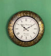12" Decorative Ethnic Antique Brass Wall Clock for Home | Anniversary Gift