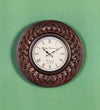 12" Decorative Ethnic Antique Brass Wall Clock for Home | Anniversary Gift
