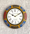 12" Decorative Ethnic Antique Handpainted Wall Clock for Home