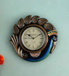 12" Decorative Ethnic Peacock Painted Wall Clock for Home | House Warming Gift