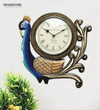 12" Decorative Ethnic Peacock Painted Wall Clock for Home | House Warming Gift