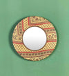 12 Inch Multicolour Handpainted MDF Decorative Wall Mirror