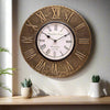 Roman Sign Brass Wall Clock for Home