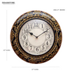 12" Decorative Ethnic Antique Handpainted Wall Clock for Home | House Warming Gift