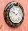 12" Decorative Ethnic Antique Handpainted Wall Clock for Home | House Warming Gift - D'DASS Store