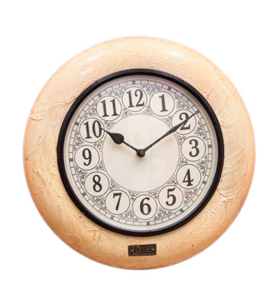 12" Decorative Ethnic Antique Handpainted Wall Clock for Home | House Warming Gift - D'DASS Store