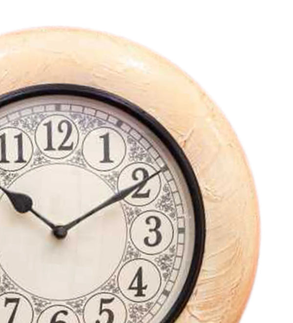 12" Decorative Ethnic Antique Handpainted Wall Clock for Home | House Warming Gift - D'DASS Store