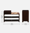 Heritage EntryLine Sheesham Wood Shoe Rack In Scratch Resistant Walnut Finish - D'DASS Store