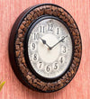 12" Decorative Ethnic Antique Wooden Wall Clock for Home | Employee Gift - D'DASS Store