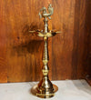 Brass ANNAM KUTHU VILAKKU | Brass Lamps | Mahabarath Diya | DEEPAM For Pooja | KUTHU VILAKKU For Gifts & Decorations | 16 inch | Pack of 2