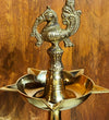 Brass ANNAM KUTHU VILAKKU | Brass Lamps | Mahabarath Diya | DEEPAM For Pooja | KUTHU VILAKKU For Gifts & Decorations | 16 inch | Pack of 2