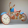 Indian Bike Iron Wall Clock for Home & Office