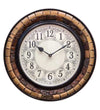12" Decorative Ethnic Antique Wooden Wall Clock for Home | Ganesh Chaturthi Gift - D'DASS Store