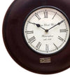 12" Decorative Ethnic Antique Wooden Wall Clock for Home | Ganesh Chaturthi Gift - D'DASS Store