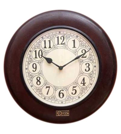 12" Decorative Ethnic Antique Wooden Wall Clock for Home | Wedding Gift