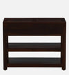 Threshold Teak Series Sheesham Wood Shoe Rack In Scratch Resistant Walnut Finish - D'DASS Store