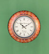 18" Decorative Ethnic Antique Wooden Wall Clock for Home | Diwali Gift