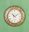 18" Decorative Ethnic Antique Wooden Wall Clock for Home | Diwali Gift