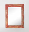 1920 Rustic Red solid wood mirror r