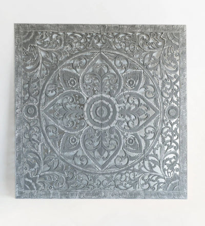 Rustic Mist Grey Headboard with Frame - D'DASS Store