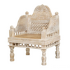 Maharaja Solid wood Handcarved Sofa Chair for Living Room