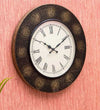 18" Decorative Ethnic Antique Brass Wall Clock for Home | Anniversary gift - D'DASS Store