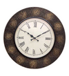 18" Decorative Ethnic Antique Brass Wall Clock for Home | Anniversary gift