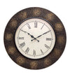 18" Decorative Ethnic Antique Brass Wall Clock for Home | Anniversary gift - D'DASS Store