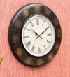 18" Decorative Ethnic Antique Brass Wall Clock for Home | Office ceremony gift - D'DASS Store