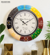 18" Decorative Ethnic Antique Wooden Wall Clock for Home | Office ceremony gift