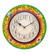 12" Decorative Ethnic Hand painted Wooden Wall Clock for Home | House Warming Gift - D'DASS Store