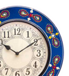 12" Decorative Ethnic Floral Painted Wall Clock for Home | House Warming Gift