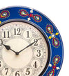 12" Decorative Ethnic Floral Painted Wall Clock for Home | House Warming Gift - D'DASS Store