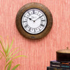 12" Vintage Designed Brass Wall Clock for Home