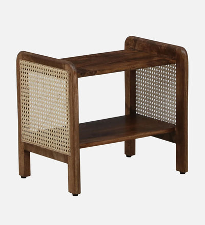 Honeywood Charm End Table In Rustic Teak Finish - D'DASS Store