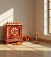 Wooden Pooja Temple & Puja Mandap For Home | DDASSWT2411_RRD - D'DASS Store