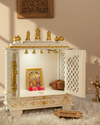 Wooden Pooja Temple & Puja Mandap For Home | DDASSWT2412BGD - D'DASS Store