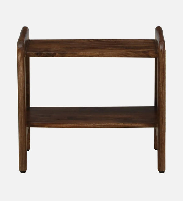 Honeywood Charm End Table In Rustic Teak Finish - D'DASS Store